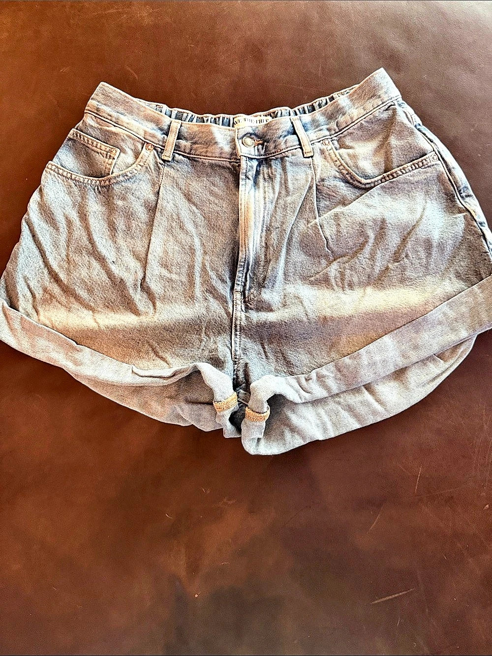 WE THE FREE Danni Shorts Blue Large
